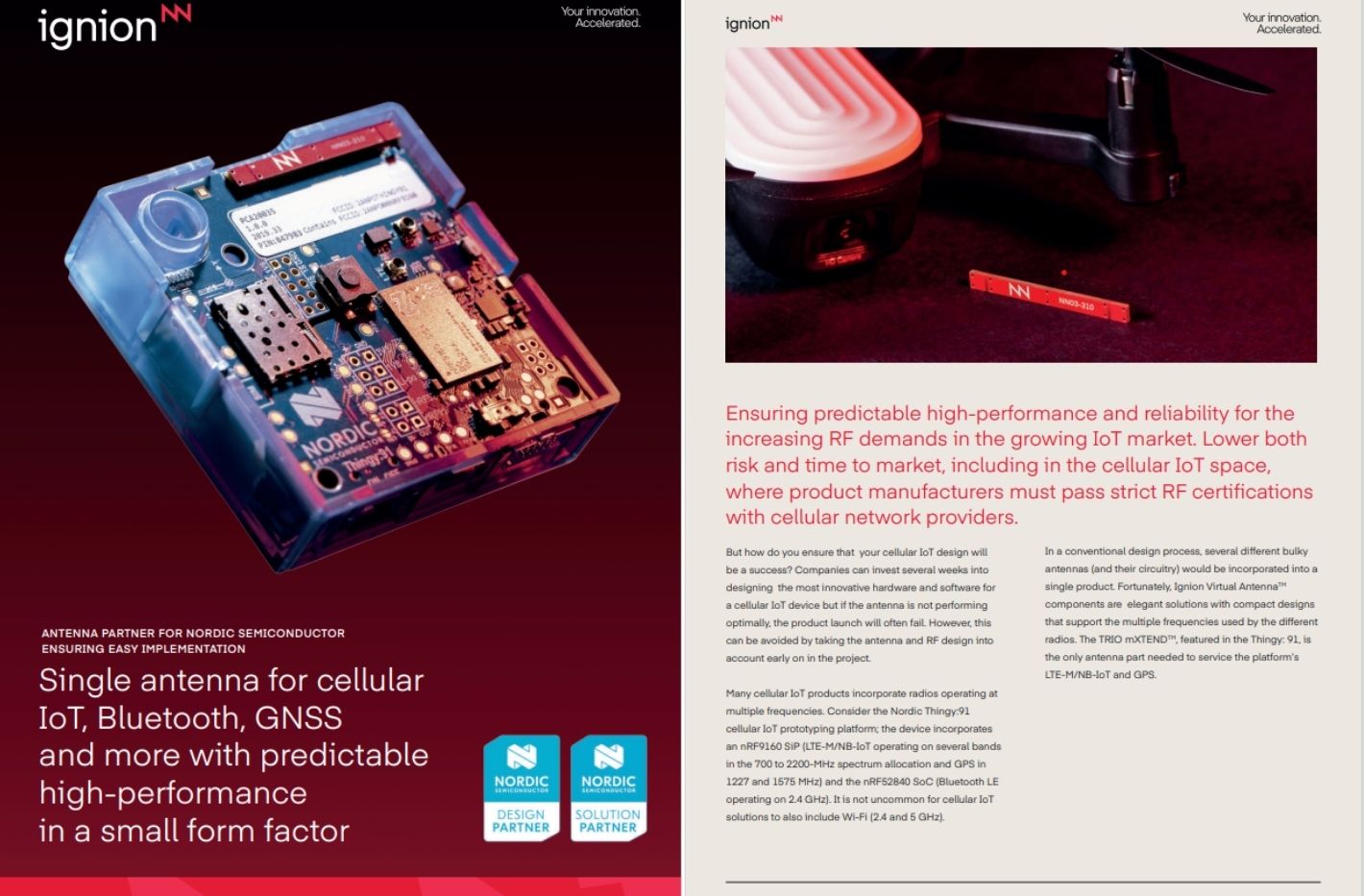 Single antenna for cellular IoT, Bluetooth & GNSS | Nordic Semiconductor